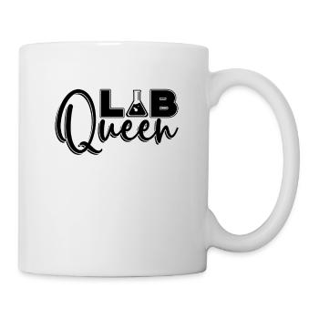 Labortechniker Lab Queen Wissenschaft Geschenkidee - Tasse - Weiß - Rechts