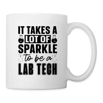 Technicien de laboratoire Science Profession Idée cadeau - Mug blanc - blanc - Droite