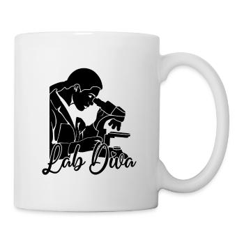 Laboratory Technician Lab Diva Science Gift Idea - Mug - white - Right