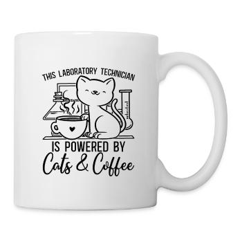 Laboratory Technician Cat Profession Coffee Gift Idea - Mug - white - Right