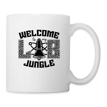 Laboratory Technician Jungle Science Gift Idea - Mug - white - Right
