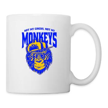 Sarcasme Singes Pas Mon Cirque Pas Mes Singes - Mug blanc - blanc - Droite