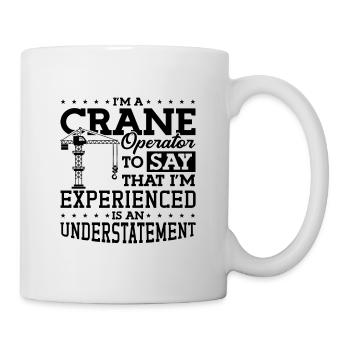 Grutier Ouvrier de la construction Grutier Idée cadeau - Mug blanc - blanc - Droite