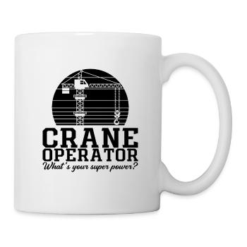 Grutier Grutier Ouvrier de la construction Idée cadeau - Mug blanc - blanc - Droite