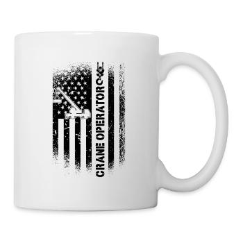 Grutier Ouvrier de la construction Grutier Job Idée cadeau - Mug blanc - blanc - Droite