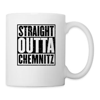 Tout droit Outta Chemnitz - Mug blanc - blanc - Droite