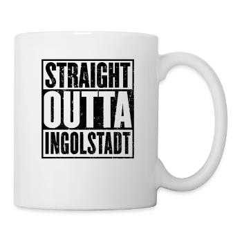 Tout droit Outta Ingolstadt - Mug blanc - blanc - Droite