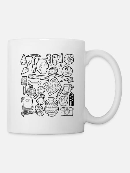 Archéologie - Mug blanc - blanc