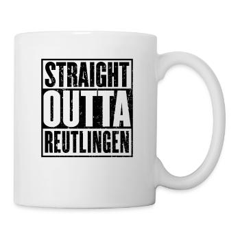Direkt aus Reutlingen - Tasse - Weiß - Rechts