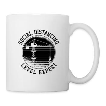 Travailleur de la construction Grue Opérateur Grutier Idée cadeau - Mug blanc - blanc - Droite