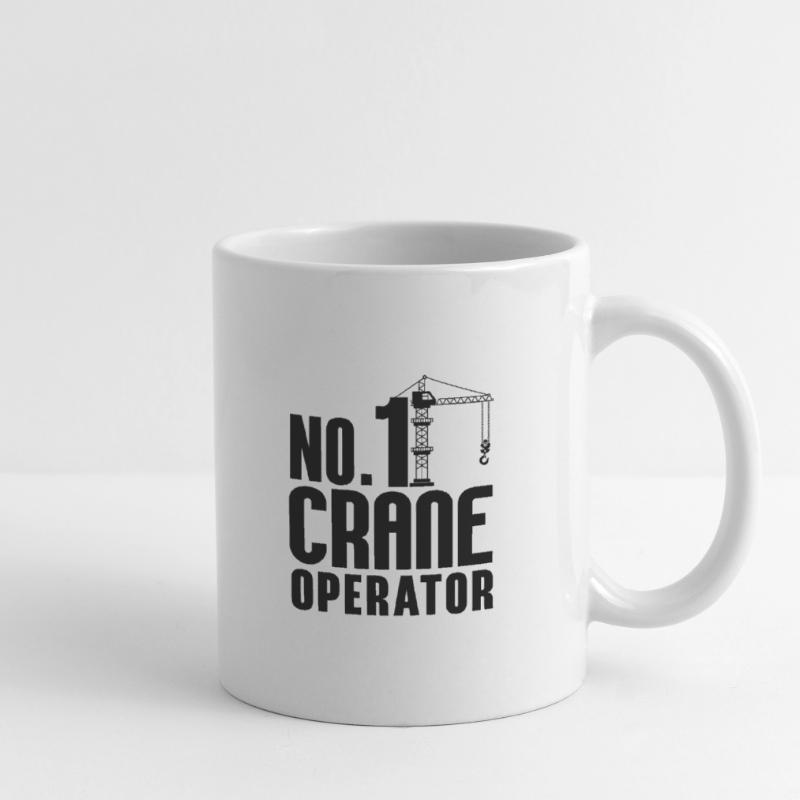 Grutier Construction Construction Profession Idée cadeau Mug blanc
