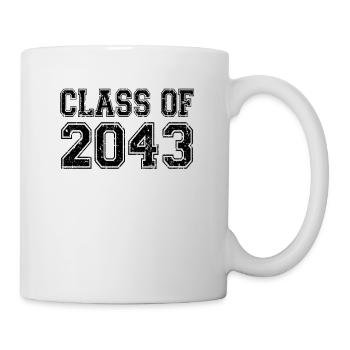 Classe de 2043 - Mug blanc - blanc - Droite