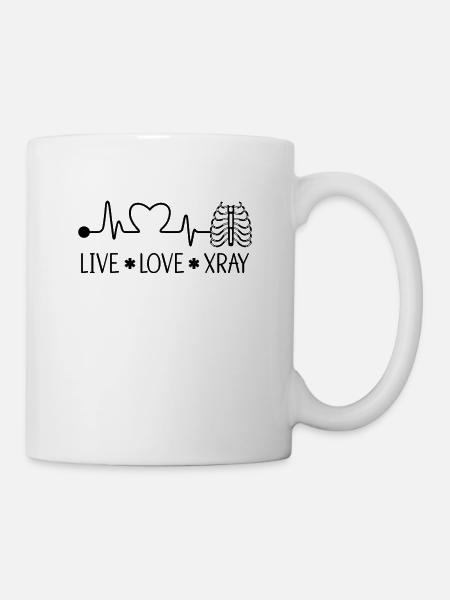 Technicien en radiologie X Radiologie Idée cadeau - Mug blanc - blanc