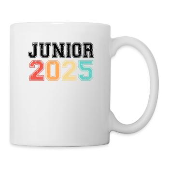 Junior 2025 Rétro Vintage - Mug blanc - blanc - Droite