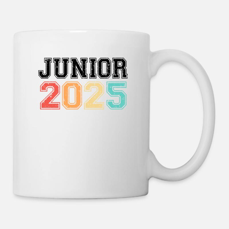 Junior 2025 Rétro Vintage - Mug blanc - blanc