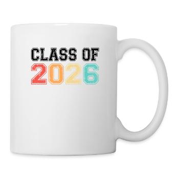 Classe De 2026 Rétro Vintage - Mug blanc - blanc - Droite