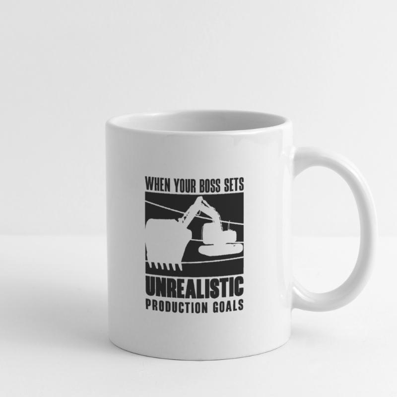 Excavator driver Excavators Excavators Workers Gift idea Mug