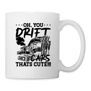 Excavatrices Excavatrices Chauffeurs Ouvriers Excavatrice Idée cadeau - Mug blanc - blanc - Droite