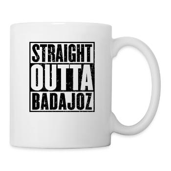 Gerade Outta Badajoz - Tasse - Weiß - Rechts