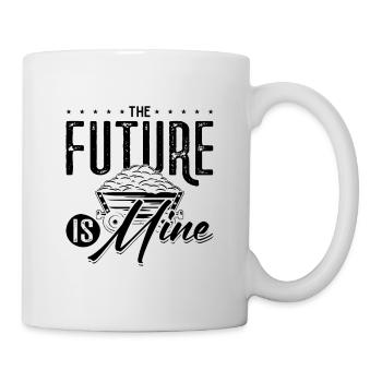 The Future Is Mine Mining Trucker Coal Mine - Mug - white - Right