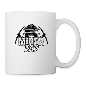Miner Dad Mining Trucker Mine Coal Mine Truck - Tasse - Weiß - Rechts