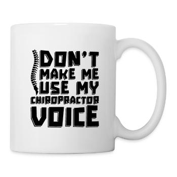 Chiropraktiker Physio Chiropraktik Geschenkidee - Tasse - Weiß - Rechts