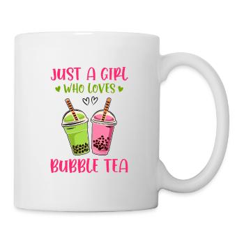 Just A Girl Who Loves Tea Tea Drinker Tea Lover Cu - Tasse - Weiß - Rechts