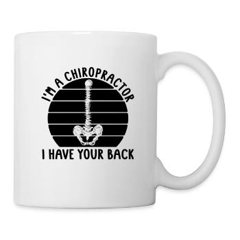 Chiropraktiker Chiropraktik Physio Geschenkidee - Tasse - Weiß - Rechts
