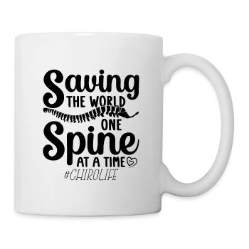 Chiropraktik Physio Chiropraktiker Geschenkidee - Tasse - Weiß - Rechts