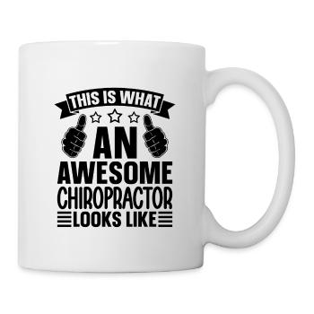 Physio Chiropraktiker Chiropraktik Geschenkidee - Tasse - Weiß - Rechts