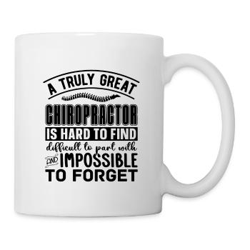 Chiropraktik Physio Chiropraktiker Geschenkidee - Tasse - Weiß - Rechts