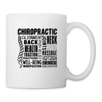 Chiropraktiker Chiropraktik Physio Geschenkidee - Tasse - Weiß - Rechts