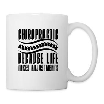 Chiropraktik Physio Chiropraktiker Geschenkidee - Tasse - Weiß - Rechts