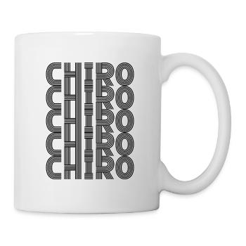 Chiropraktiker Chiro Chiropraktik Physio Geschenk - Tasse - Weiß - Rechts