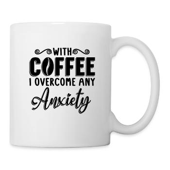 Psychische Kaffee Gesundheit Mental Geschenk - Tasse - Weiß - Rechts