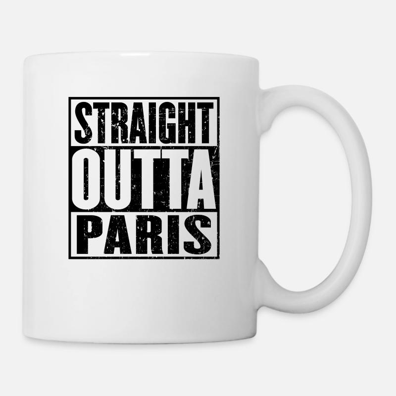 Straight Outta Paris Vintage - Mug blanc - blanc