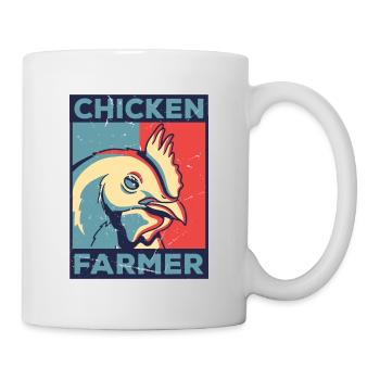 Chicken Farmer Agriculture Agriculteur Farmer Farm - Tasse - Weiß - Rechts