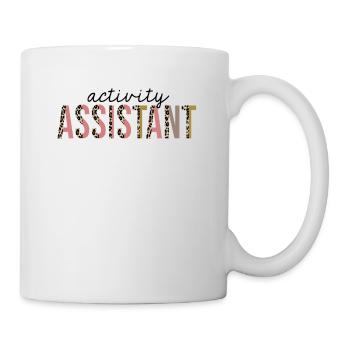 Activity Assistant Leopard Print Lustig - Tasse - Weiß - Rechts
