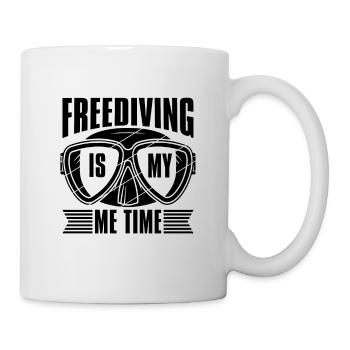 Apnoe Tauchen Freitaucher Freitauchen Geschenkidee - Tasse - Weiß - Rechts