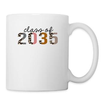 classe de 2035 imprimé léopard drôle - Mug blanc - blanc - Droite