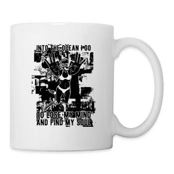 Plongée en apnée Apnée Apnée Idée cadeau - Mug blanc - blanc - Droite