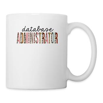 Administrateur de base de données Leopard Print Funny - Mug blanc - blanc - Droite