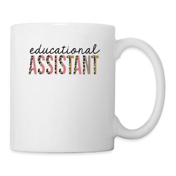 Assistant pédagogique Leopard Print Drôle - Mug blanc - blanc - Droite
