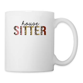 Housekeeper Leopard Print Funny - Mug - white - Right