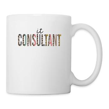 Consultant informatique Leopard Print Funny - Mug blanc - blanc - Droite