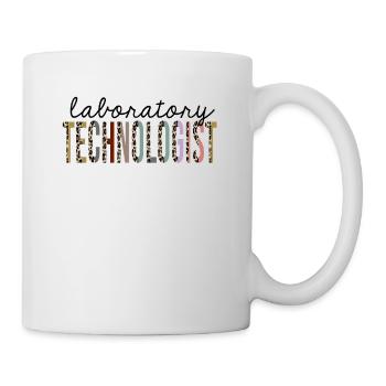 Technologue de laboratoire Leopard Print Funny - Mug blanc - blanc - Droite