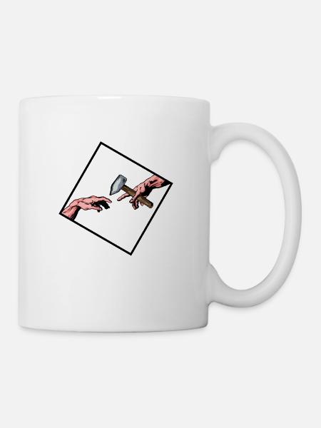 Schmied Schmiede Amboss Metallbauer Metall - Tasse - Weiß