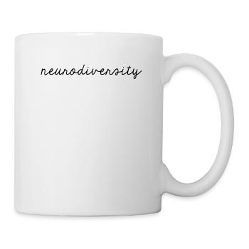 Neurodiversité Leopard Print Drôle - Mug blanc - blanc - Droite