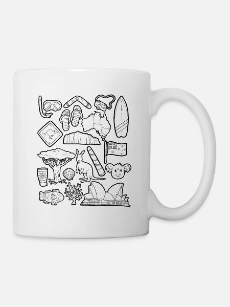 Australie - Mug blanc - blanc