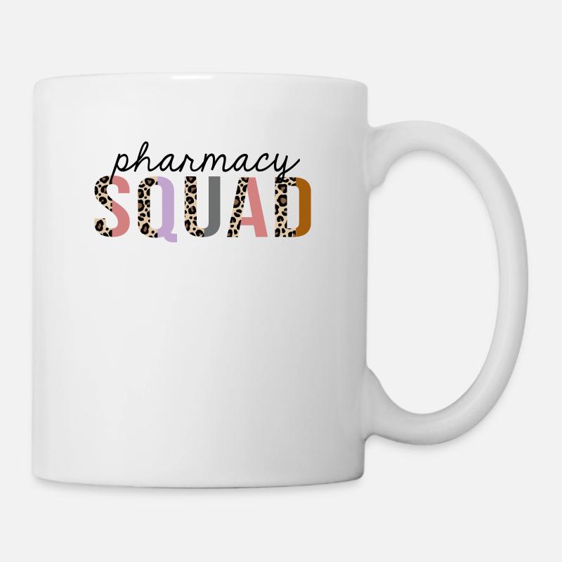 Pharmacie Squad Leopard Print Drôle - Mug blanc - blanc